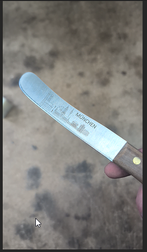 Buckelsmesser München Walnuss